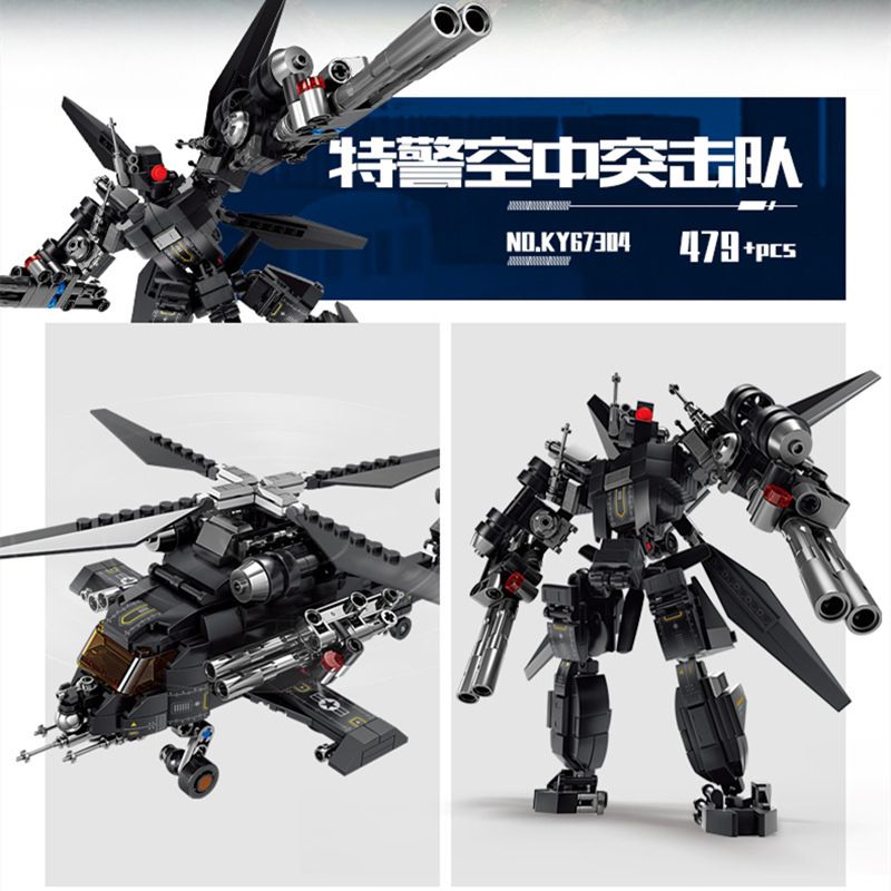 Kazi KY67304 67304 BÌNH MINH ĐẶC CÔNG CỦA SWAT bộ đồ chơi xếp lắp ráp ghép mô hình SWAT FORCE 479 khối