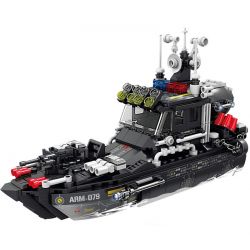 Kazi KY67307 67307 PHÁN QUYẾT CỦA TÀU TUẦN DƯƠNG SWAT bộ đồ chơi xếp lắp ráp ghép mô hình SWAT FORCE 441 khối