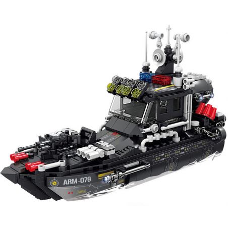 Kazi KY67307 67307 PHÁN QUYẾT CỦA TÀU TUẦN DƯƠNG SWAT bộ đồ chơi xếp lắp ráp ghép mô hình SWAT FORCE 441 khối