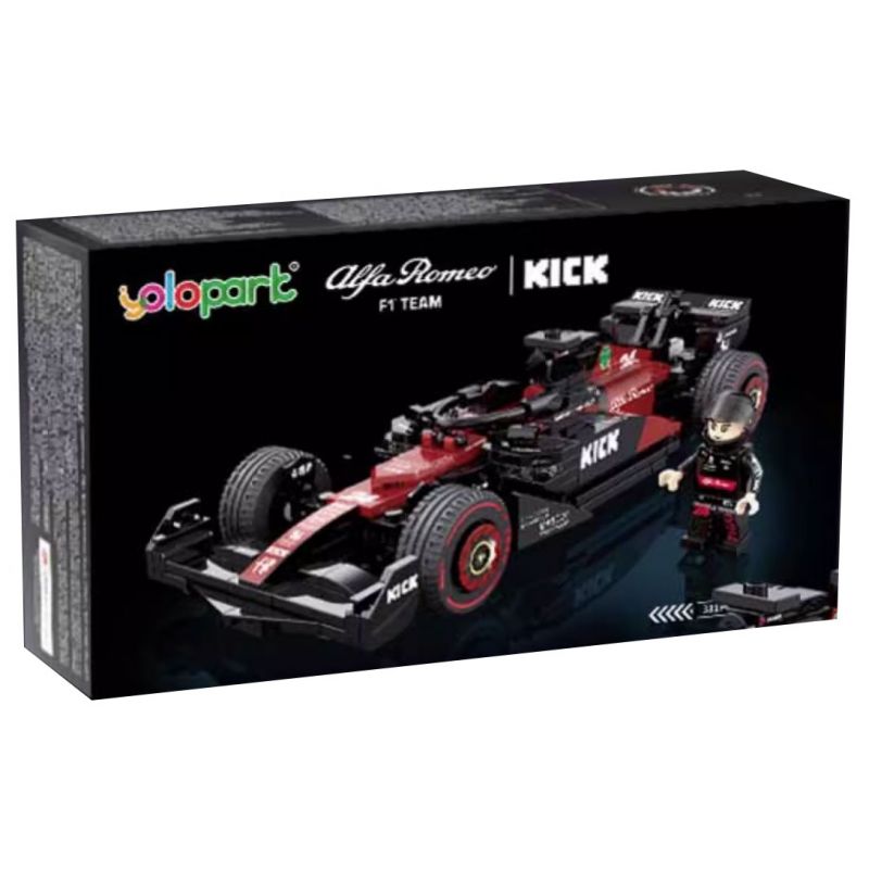 DECOOL BRICKCOOL 16021 YOLOPARK C55026 55026 non Lego ĐÁ ALFA ROMEO F1 C43 1:24 tỷ lệ 1:24 bộ đồ chơi xếp lắp ráp ghép mô hình Speed Champions Racing Cars ALFA ROMEO F1 TEAM ORLEN C43 2023 Đua Xe Công Thức 283 khối