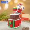 ZHEGAO LN7063 7063 GIÁNG SINH 6 PHONG CÁCH NGÔI NHÀ BÁNH GỪNG CHUÔNG NAI SỪNG TẤM GIÀ NOEL CÂY THÔNG NGƯỜI TUYẾT bộ đồ chơi xếp lắp ráp ghép mô hình Creator Sáng Tạo 816 khối