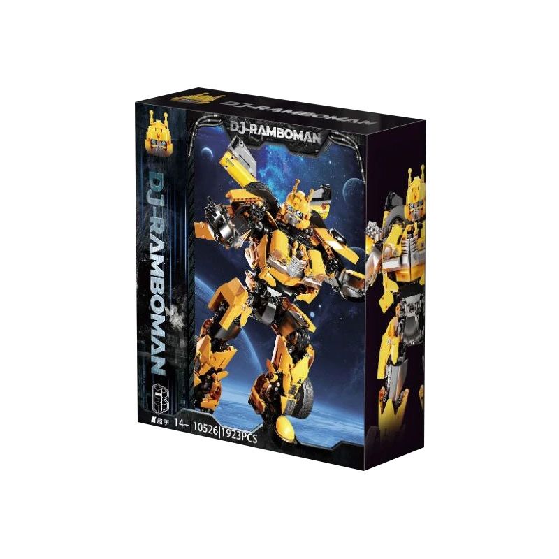 LINGRUI MODEL JIMU LIANGPIN 10526 non Lego PHIÊN BẢN CHIẾN ĐẤU MECHA HẠNG BUMBLEBEE bộ đồ chơi xếp lắp ráp ghép mô hình Movie & Game Phim Và Trò Chơi 1923 khối