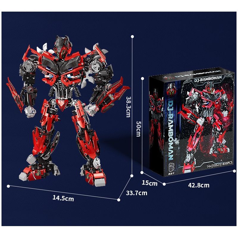 SHARP MODEL JIMULIANG PRODUCT 10527 ZAPE 10537 B-CLASS MECHA PHIÊN BẢN KHỐC LIỆT DINO bộ đồ chơi xếp lắp ráp ghép mô hình Movie & Game Phim Và Trò Chơi 1856 khối