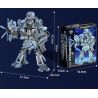 SHARP MODEL JIMULIANG PRODUCT 10528 ZAPE 10538 PHIÊN BẢN CHIẾN ĐẤU MECHA CẤP CHÓNG MẶT bộ đồ chơi xếp lắp ráp ghép mô hình Movie & Game BLACKOUT Phim Và Trò Chơi 1856 khối