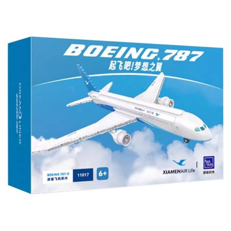 PANTASY 11017 MẪU MÁY BAY BOEING 787 CỦA HÃNG HÀNG KHÔNG XIAMEN AIRLINES bộ đồ chơi xếp lắp ráp ghép mô hình City Thành Phố 800 khối