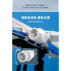 PANTASY 11017 MẪU MÁY BAY BOEING 787 CỦA HÃNG HÀNG KHÔNG XIAMEN AIRLINES bộ đồ chơi xếp lắp ráp ghép mô hình City Thành Phố 800 khối