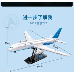 PANTASY 11017 MẪU MÁY BAY BOEING 787 CỦA HÃNG HÀNG KHÔNG XIAMEN AIRLINES bộ đồ chơi xếp lắp ráp ghép mô hình City Thành Phố 800 khối