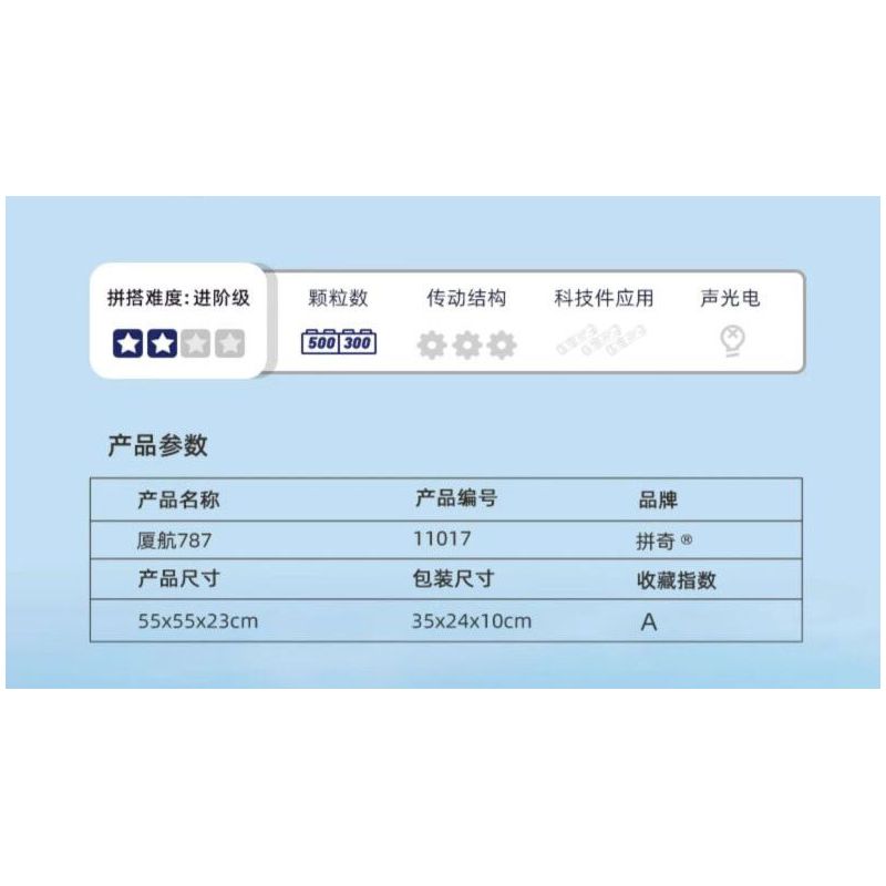 PANTASY 11017 MẪU MÁY BAY BOEING 787 CỦA HÃNG HÀNG KHÔNG XIAMEN AIRLINES bộ đồ chơi xếp lắp ráp ghép mô hình City Thành Phố 800 khối