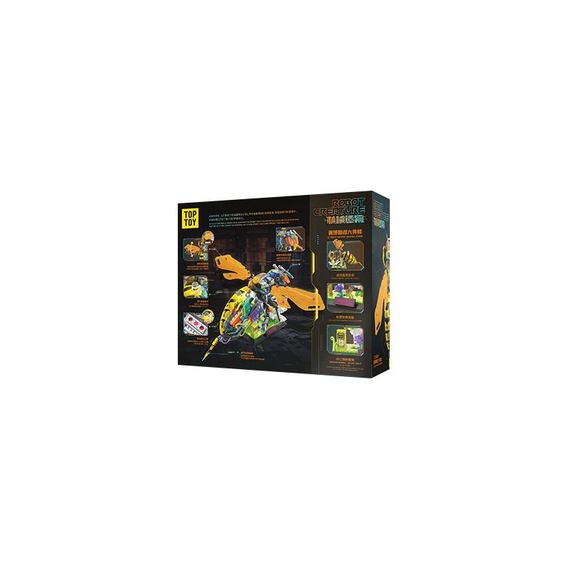 TOP TOY TC2103 2103 non Lego SÁNG TẠO CƠ KHÍ CYBERHERMIT BUMBLEBEE bộ đồ chơi xếp lắp ráp ghép mô hình 800 khối