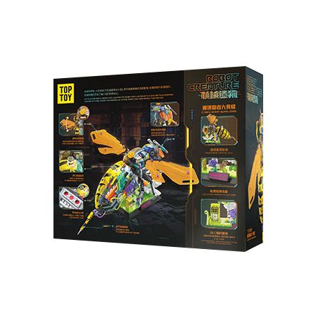 TOP TOY TC2103 2103 SÁNG TẠO CƠ KHÍ CYBERHERMIT BUMBLEBEE bộ đồ chơi xếp lắp ráp ghép mô hình 800 khối