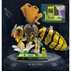 TOP TOY TC2103 2103 SÁNG TẠO CƠ KHÍ CYBERHERMIT BUMBLEBEE bộ đồ chơi xếp lắp ráp ghép mô hình 800 khối