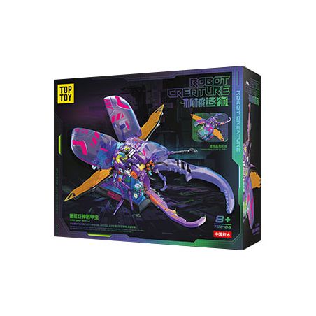 TOP TOY TC2104 2104 SÁNG TẠO CƠ KHÍ BỌ HƯƠU KHỔNG LỒ NĂNG LƯỢNG TỐI bộ đồ chơi xếp lắp ráp ghép mô hình 800 khối