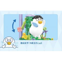 SEMBO 612023 TIỂU LƯU YA THẾ GIỚI HOA TẮM bộ đồ chơi xếp lắp ráp ghép mô hình 208 khối