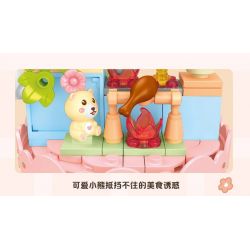 SEMBO 612025 LITTLE LIU YA MỘT THẾ GIỚI ĐẦY MÀU SẮC BẤT NGỜ bộ đồ chơi xếp lắp ráp ghép mô hình 199 khối
