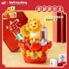 PLEYERID M38-P8037 P8037 8037 M38P8037 38-P8037 RỒNG SỮA VÀ MAY MẮN ĐỒ TRANG TRÍ HỢP THỜI 3 LOẠI BÁNH BU TRỖI DẬY NỞ HOA PHÚ QUÝ bộ đồ chơi xếp lắp ráp ghép mô hình