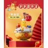 PLEYERID M38-P8037 P8037 8037 M38P8037 38-P8037 RỒNG SỮA VÀ MAY MẮN ĐỒ TRANG TRÍ HỢP THỜI 3 LOẠI BÁNH BU TRỖI DẬY NỞ HOA PHÚ QUÝ bộ đồ chơi xếp lắp ráp ghép mô hình