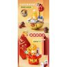 PLEYERID M38-P8037 P8037 8037 M38P8037 38-P8037 RỒNG SỮA VÀ MAY MẮN ĐỒ TRANG TRÍ HỢP THỜI 3 LOẠI BÁNH BU TRỖI DẬY NỞ HOA PHÚ QUÝ bộ đồ chơi xếp lắp ráp ghép mô hình