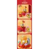 PLEYERID M38-P8037 P8037 8037 M38P8037 38-P8037 RỒNG SỮA VÀ MAY MẮN ĐỒ TRANG TRÍ HỢP THỜI 3 LOẠI BÁNH BU TRỖI DẬY NỞ HOA PHÚ QUÝ bộ đồ chơi xếp lắp ráp ghép mô hình