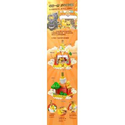 CADA DOUBLEE C59062 59062 CÁ MUỐI HÓA MÈO bộ đồ chơi xếp lắp ráp ghép mô hình Creator Sáng Tạo 570 khối