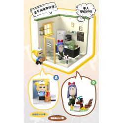 FUNIFY W8012 8012 BÚP BÊ BỎ TÚI HÀNG NGÀY CỦA POP VÀ PIPI 12 KIỂU DÁNG bộ đồ chơi xếp lắp ráp ghép mô hình Movie & Game Phim Và Trò Chơi