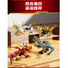 FORANGE FC1043 1043 THẦN CHIẾN TRANH TUYỆT VỜI RỒNG VÀNG bộ đồ chơi xếp lắp ráp ghép mô hình 300 khối