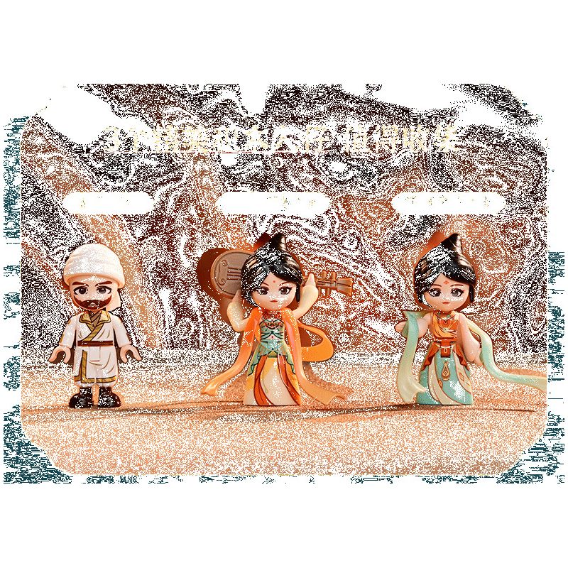 KEEPPLEY K19906 19906 BẢO TÀNG ĐÔN HOÀNG MÀN VẼ HÌNH KIỂU TRUNG QUỐC bộ đồ chơi xếp lắp ráp ghép mô hình Arts & Crafts 2100 khối