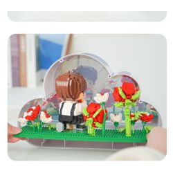 GOQI GQ-3006 3006 GQ3006 ĐÈN GƯƠNG ĐÁM MÂY GQ CẦU HÔN HOÀNG TỬ BÉ bộ đồ chơi xếp lắp ráp ghép mô hình 1149 khối