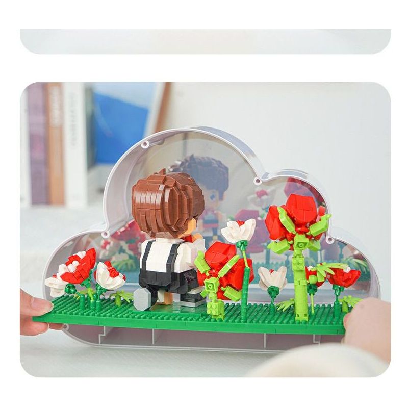 GOQI GQ-3006 3006 GQ3006 ĐÈN GƯƠNG ĐÁM MÂY GQ CẦU HÔN HOÀNG TỬ BÉ bộ đồ chơi xếp lắp ráp ghép mô hình 1149 khối