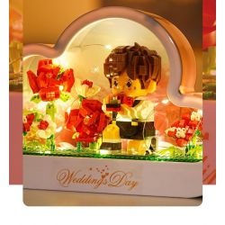 GOQI GQ-3006 3006 GQ3006 ĐÈN GƯƠNG ĐÁM MÂY GQ CẦU HÔN HOÀNG TỬ BÉ bộ đồ chơi xếp lắp ráp ghép mô hình 1149 khối