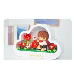 GOQI GQ-3006 3006 GQ3006 ĐÈN GƯƠNG ĐÁM MÂY GQ CẦU HÔN HOÀNG TỬ BÉ bộ đồ chơi xếp lắp ráp ghép mô hình 1149 khối