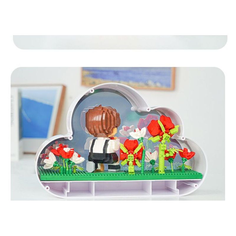 GOQI GQ-3006 3006 GQ3006 ĐÈN GƯƠNG ĐÁM MÂY GQ CẦU HÔN HOÀNG TỬ BÉ bộ đồ chơi xếp lắp ráp ghép mô hình 1149 khối