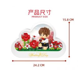 GOQI GQ-3006 3006 GQ3006 ĐÈN GƯƠNG ĐÁM MÂY GQ CẦU HÔN HOÀNG TỬ BÉ bộ đồ chơi xếp lắp ráp ghép mô hình 1149 khối