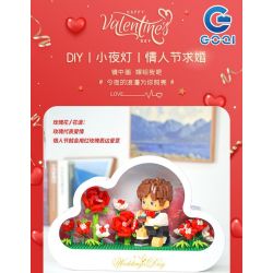 GOQI GQ-3006 3006 GQ3006 ĐÈN GƯƠNG ĐÁM MÂY GQ CẦU HÔN HOÀNG TỬ BÉ bộ đồ chơi xếp lắp ráp ghép mô hình 1149 khối