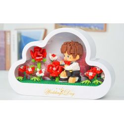 GOQI GQ-3006 3006 GQ3006 ĐÈN GƯƠNG ĐÁM MÂY GQ CẦU HÔN HOÀNG TỬ BÉ bộ đồ chơi xếp lắp ráp ghép mô hình 1149 khối