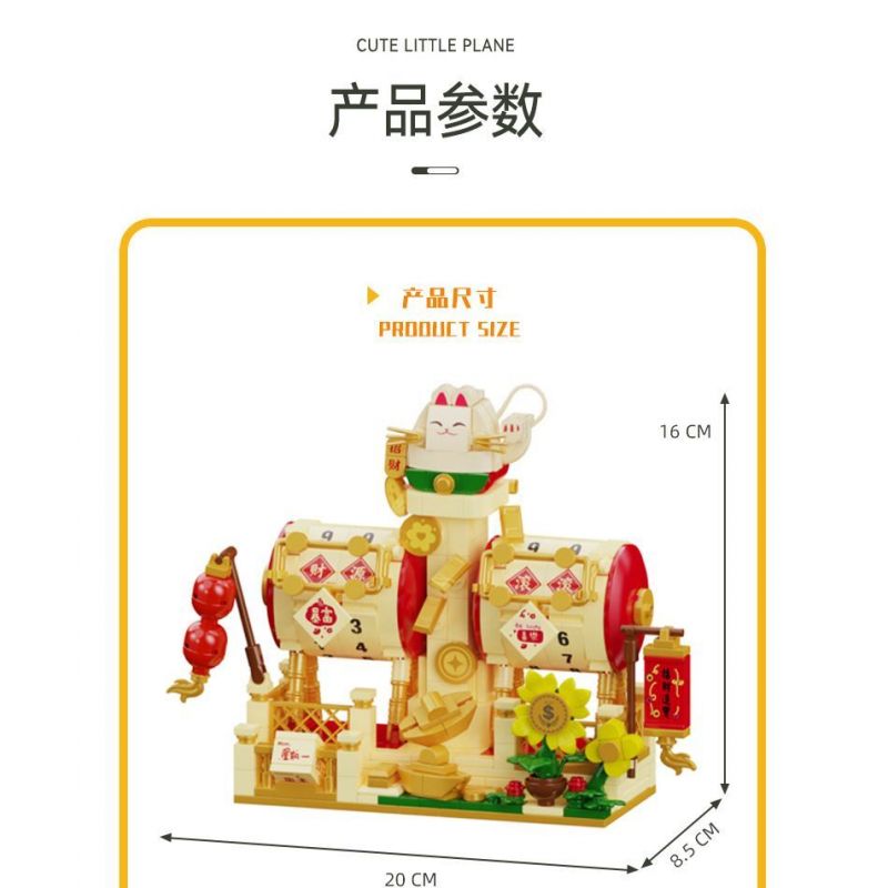 GOQI GQ-3018 3018 GQ3018 MỖI CON CHÓ ĐỀU CÓ NGÀY CỦA MÌNH bộ đồ chơi xếp lắp ráp ghép mô hình Creator HAVE MONEY Sáng Tạo 625 khối