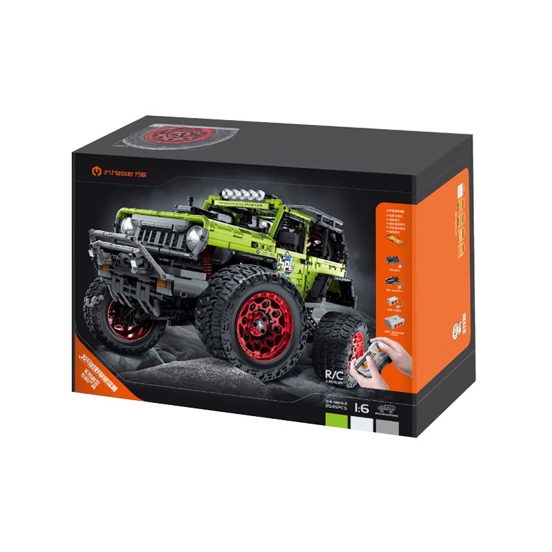 IM.MASTER QIHUI 9829-2 BẬC THẦY CƠ KHÍ XE ĐỊA HÌNH WRANGLER 1:6 tỷ lệ 1:6 bộ đồ chơi xếp lắp ráp ghép mô hình Technic Kỹ Thuật Công Nghệ Cao Mô Hình Phương Tiện 2545 khối