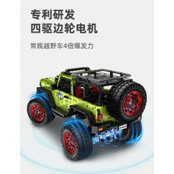 IM.MASTER QIHUI 9829-2 BẬC THẦY CƠ KHÍ XE ĐỊA HÌNH WRANGLER 1:6 tỷ lệ 1:6 bộ đồ chơi xếp lắp ráp ghép mô hình Technic Kỹ Thuật Công Nghệ Cao Mô Hình Phương Tiện 2545 khối