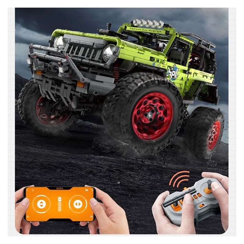 IM.MASTER QIHUI 9829-2 BẬC THẦY CƠ KHÍ XE ĐỊA HÌNH WRANGLER 1:6 tỷ lệ 1:6 bộ đồ chơi xếp lắp ráp ghép mô hình Technic Kỹ Thuật Công Nghệ Cao Mô Hình Phương Tiện 2545 khối