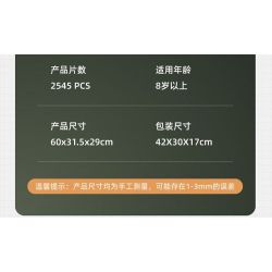 IM.MASTER QIHUI 9829-2 BẬC THẦY CƠ KHÍ XE ĐỊA HÌNH WRANGLER 1:6 tỷ lệ 1:6 bộ đồ chơi xếp lắp ráp ghép mô hình Technic Kỹ Thuật Công Nghệ Cao Mô Hình Phương Tiện 2545 khối