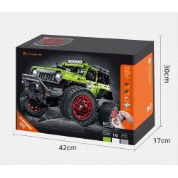 IM.MASTER QIHUI 9829-2 BẬC THẦY CƠ KHÍ XE ĐỊA HÌNH WRANGLER 1:6 tỷ lệ 1:6 bộ đồ chơi xếp lắp ráp ghép mô hình Technic Kỹ Thuật Công Nghệ Cao Mô Hình Phương Tiện 2545 khối