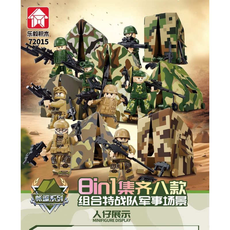 LE YI 72015 LỀU CẢNH QUÂN SỰ CỦA LỰC LƯỢNG ĐẶC BIỆT TRONG CHIẾN TRANH NGA-UKRAINE 8 KẾT HỢP TẤN CÔNG TIỀN TUYẾN YỂM TRỢ HOẠT ĐỘNG LƯỢC CHỈ HUY HỖ HẬU CẦN bộ đồ chơi xếp lắp ráp ghép mô hình Military Army Quân Sự Bộ Đội 524 khối