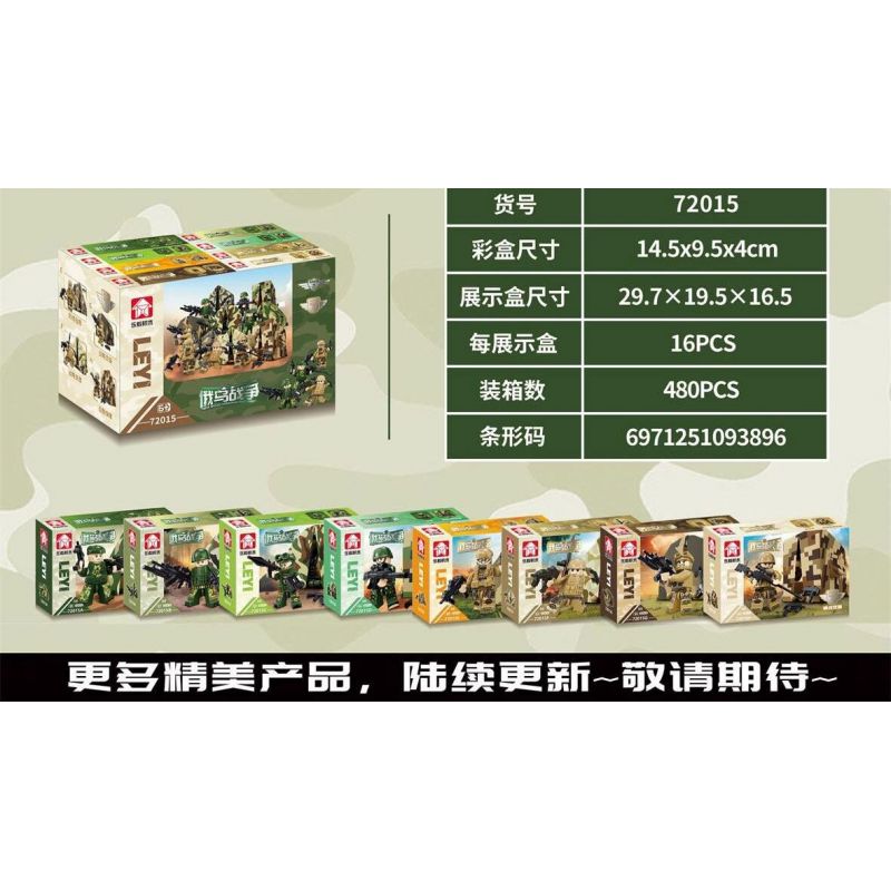 LE YI 72015 LỀU CẢNH QUÂN SỰ CỦA LỰC LƯỢNG ĐẶC BIỆT TRONG CHIẾN TRANH NGA-UKRAINE 8 KẾT HỢP TẤN CÔNG TIỀN TUYẾN YỂM TRỢ HOẠT ĐỘNG LƯỢC CHỈ HUY HỖ HẬU CẦN bộ đồ chơi xếp lắp ráp ghép mô hình Military Army Quân Sự Bộ Đội 524 khối