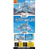 MINGDI LEIBAO K0923 0923 VŨ KHÍ QUAN TRỌNG NHẤT CỦA ĐẤT NƯỚC MÁY BAY Ý TƯỞNG A-61 bộ đồ chơi xếp lắp ráp ghép mô hình Military Army Quân Sự Bộ Đội 428 khối