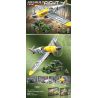 MEILIAN 98305 TIẾN LÊN PHÍA TRƯỚC BỆ PHÓNG TÊN LỬA KATYUSHA MÁY BAY CHIẾN ĐẤU BF109 CỦA ĐỨC bộ đồ chơi xếp lắp ráp ghép mô hình Military Army ASSAULT FIGHT Quân Sự Bộ Đội 554 khối