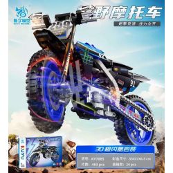 KUYU MOXING KY7085 7085 XE MÔTÔ bộ đồ chơi xếp lắp ráp ghép mô hình Technic Kỹ Thuật Công Nghệ Cao Mô Hình Phương Tiện 463 khối