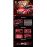 QIANMAI QM00050 00050 FERRARI DAYTONA SP3 1:14 tỷ lệ 1:14 bộ đồ chơi xếp lắp ráp ghép mô hình Technic Kỹ Thuật Công Nghệ Cao Mô Hình Phương Tiện 1129 khối