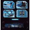 QIANMAI QM00061 00061 BUGATTI 1:14 tỷ lệ 1:14 bộ đồ chơi xếp lắp ráp ghép mô hình Technic Kỹ Thuật Công Nghệ Cao Mô Hình Phương Tiện 1037 khối