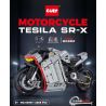 GULY 60507 XE MÁY TESLA SR-X tỷ lệ 1:5 bộ đồ chơi xếp lắp ráp ghép mô hình Technic TESILA SR-X Kỹ Thuật Công Nghệ Cao Mô Hình Phương Tiện 2268 khối