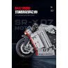 GULY 60507 XE MÁY TESLA SR-X tỷ lệ 1:5 bộ đồ chơi xếp lắp ráp ghép mô hình Technic TESILA SR-X Kỹ Thuật Công Nghệ Cao Mô Hình Phương Tiện 2268 khối