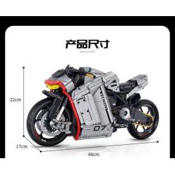 GULY 60507 XE MÁY TESLA SR-X tỷ lệ 1:5 bộ đồ chơi xếp lắp ráp ghép mô hình Technic TESILA SR-X Kỹ Thuật Công Nghệ Cao Mô Hình Phương Tiện 2268 khối